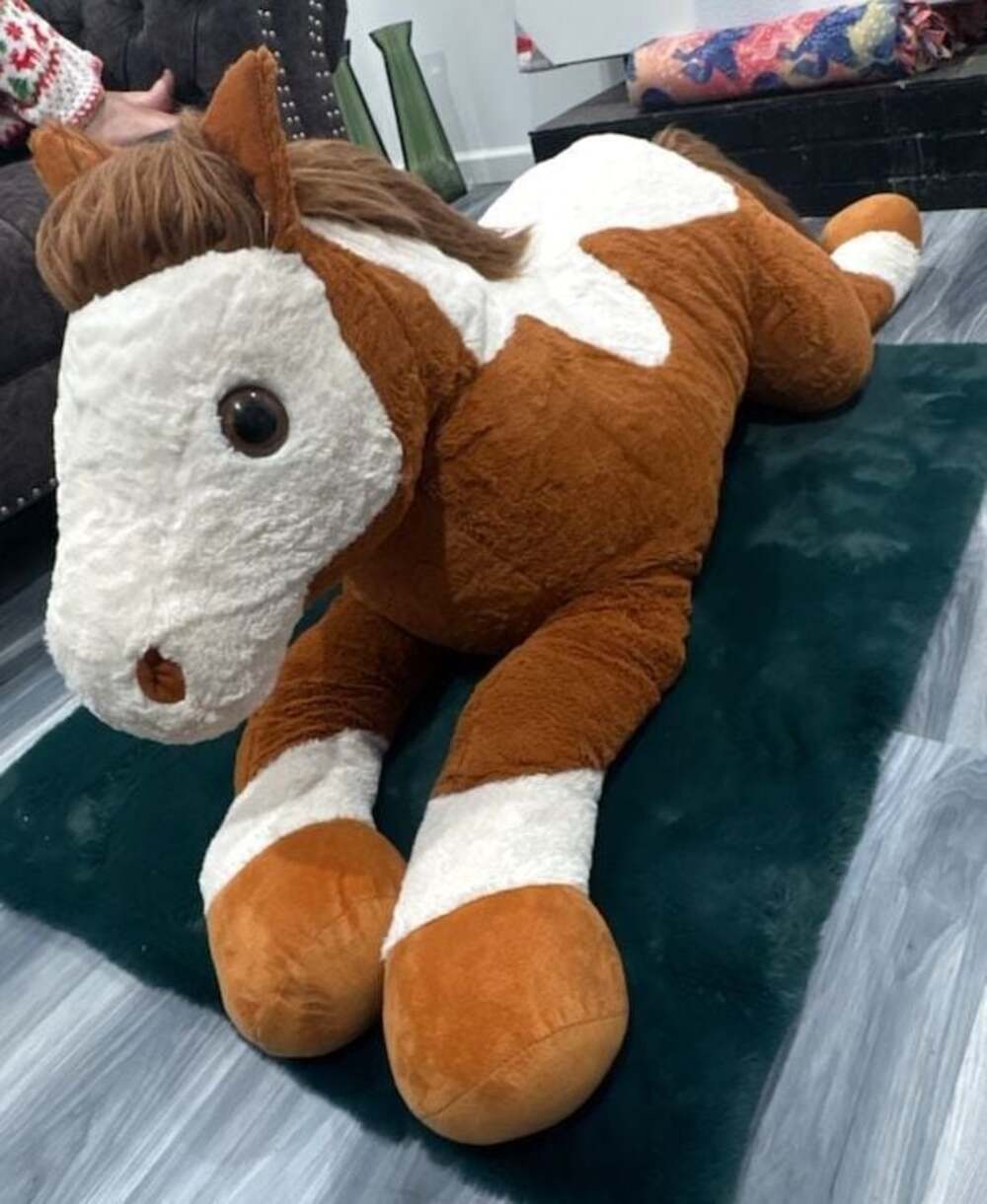 MorisMos 47-Inch Giant Stuffed Horse Plush Toy